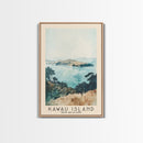 Kawau Island, New Zealand Watercolor Beach Print, Vacation Gift, New Zealand Wall Art, Beach Painting, Beach Decor, Beach Painting