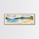 Lindbergh Bay Beach, US Virgin islands Watercolor Beach Print, Vacation Gift, US Virgin islands Wall Art, Framed Canvas Print, Framed Beach Painting