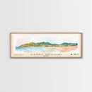 Sandy Ground, Anguila Watercolor Beach Print, Vacation Gift, Anguila Wall Art, Framed Canvas Print, Framed Beach Painting