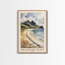 Wailoaloa Beach, Fiji Watercolor Beach Print, Vacation Gift, Fiji Wall Art, Beach Painting, Beach Decor, Beach Painting