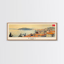Izmit Travel Art, City Art, Framed Canvas Print or Metal Wall Art, Europe Travel Poster, Panoramic Wall Art, Extra Wide Wall Art