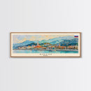 Sochi Russia Panoramic Travel Poster, Framed Canvas Print or Metal Wall Art, Travel Art, Home Decor, Panoramic Painting, Midcentury Art