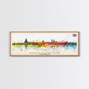 Southampton United Kingdom Wall Art, Panoramic Travel Poster, Panoramic Framed Canvas Print, City Wall Art, Wall Hanging Home Decor, Travel Art