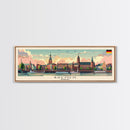 Brescia Italy Travel Print Wall Art, Panoramic City Art, Travel Art, Wall Decor, Vacation Gift, Framed Canvas Print Or Metal Art