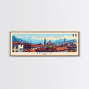 Braila Romania Travel Art, City Art, Framed Canvas Print or Metal Wall Art, Europe Travel Poster, Panoramic Wall Art, Extra Wide Wall Art