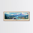 Mytishchi Russia Travel Print Wall Art, Panoramic City Art, Travel Art, Wall Decor, Vacation Gift, Framed Canvas Print Or Metal Art
