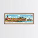 Veliky Novgorod Russia Wall Art, Panoramic Travel Poster, Panoramic Framed Canvas Print, City Wall Art, Wall Hanging Home Decor, Travel Art