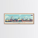 Yoshkar Ola Russia Panoramic Travel Poster, Framed Canvas Print or Metal Wall Art, Travel Art, Home Decor, Panoramic Painting, Midcentury Art
