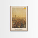 Bochum Germany Travel Poster Framed Canvas Print, Wall Art, Home Decor, Travel Print, Autumn Scene, Modern Art, Original Art