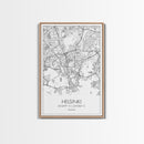 Helsinki Street Map, Finland Map, Europe City Map Art, Minimalist Art, Wall Art, Canvas Print, Travel Wall Art, Gifts For Him, Bedroom Art