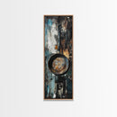 Rustic Frying Pan Art Framed Canvas Print Kitchen Wall Art Food Review Kitchen Art Rustic Decor Moody Art Wabi Sabi Wall Art