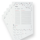 Extra Paper for Recipe Book