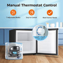 Kismile Upright Freezer,3.0 Cu.ft Mini Freezer with Reversible Single Door