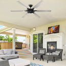 70" Madhya Industrial Ceiling Fan with Remote Control