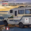 Camplux Elite 65,000 BTU RV Tankless Water Heater 2.64 GPM-White