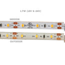 SL01 Strip Light 2835 1.7W/ft 8mm DC12V Low Voltage LED Indoor IP20 UL SMD Tape Light
