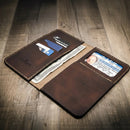 Badge Long Wallet by Bull Sheath Leather