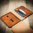 Minimalist Badge Wallet by Bull Sheath Leather
