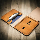 Minimalist Badge Wallet by Bull Sheath Leather