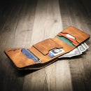 The Trinity Trifold Wallet by Bull Sheath Leather