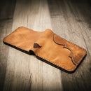 Western Bifold Wallet by Bull Sheath Leather