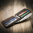 Western Bifold Wallet by Bull Sheath Leather
