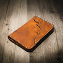 Western Vertical Wallet by Bull Sheath Leather