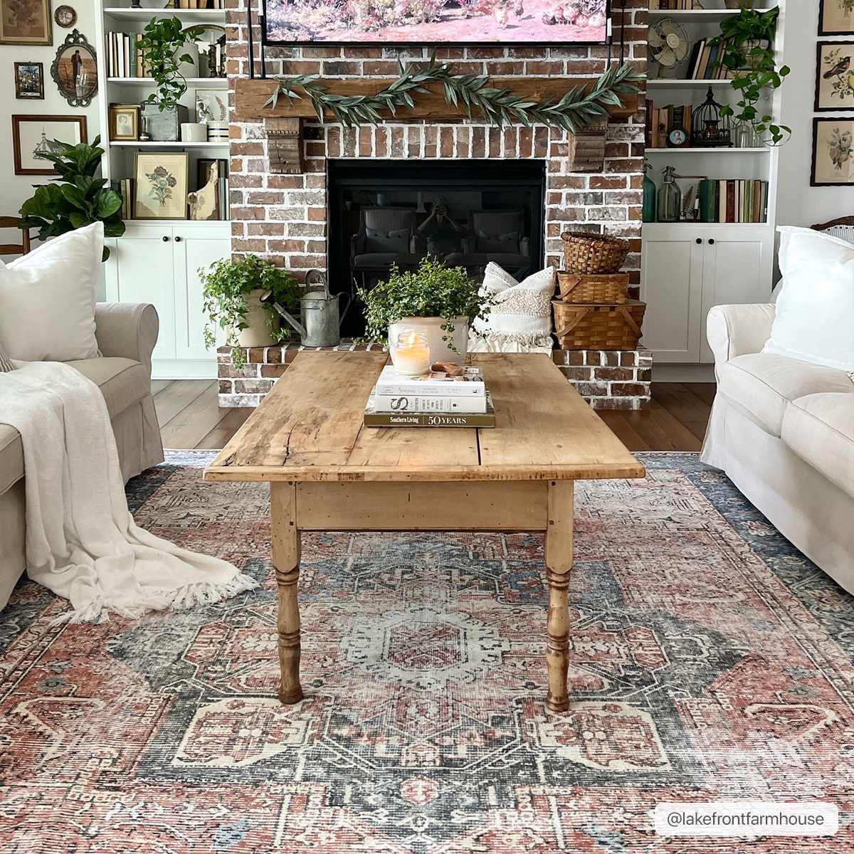 Rosman Distressed Washable Rug, photo 3 of 32