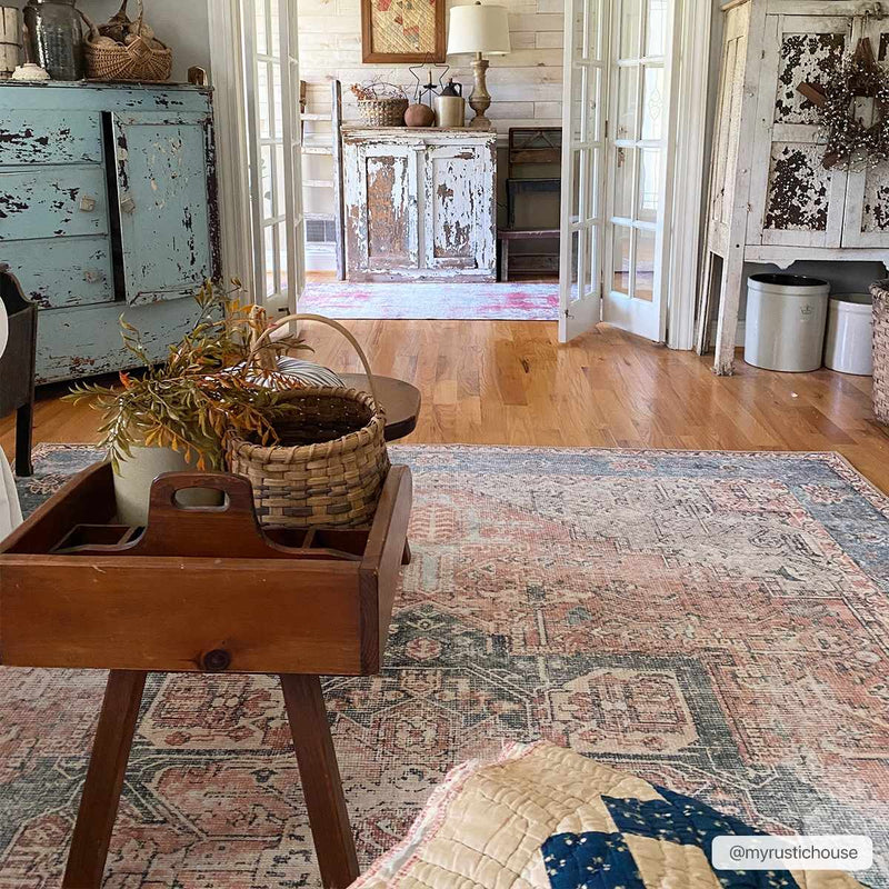 Rosman Distressed Washable Rug