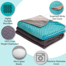 10 Lbs 48'' x 72'' Weighted Blanket for Kids with Removable Cover by Hazli Collection