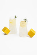 Set of 2 Curvy Cocktail Glasses 8oz by The Wine Savant - Swerve Twist Glasses Curved Glasses for Cocktails, Perfect For Any Bar, Anniversary Gift, Birthday Gift, Wedding Gift Or Cocktail Party