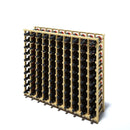 Wooden Pine Wine Rack Base Unit Insert Customizable Bottle Storage for 100+ Bottles