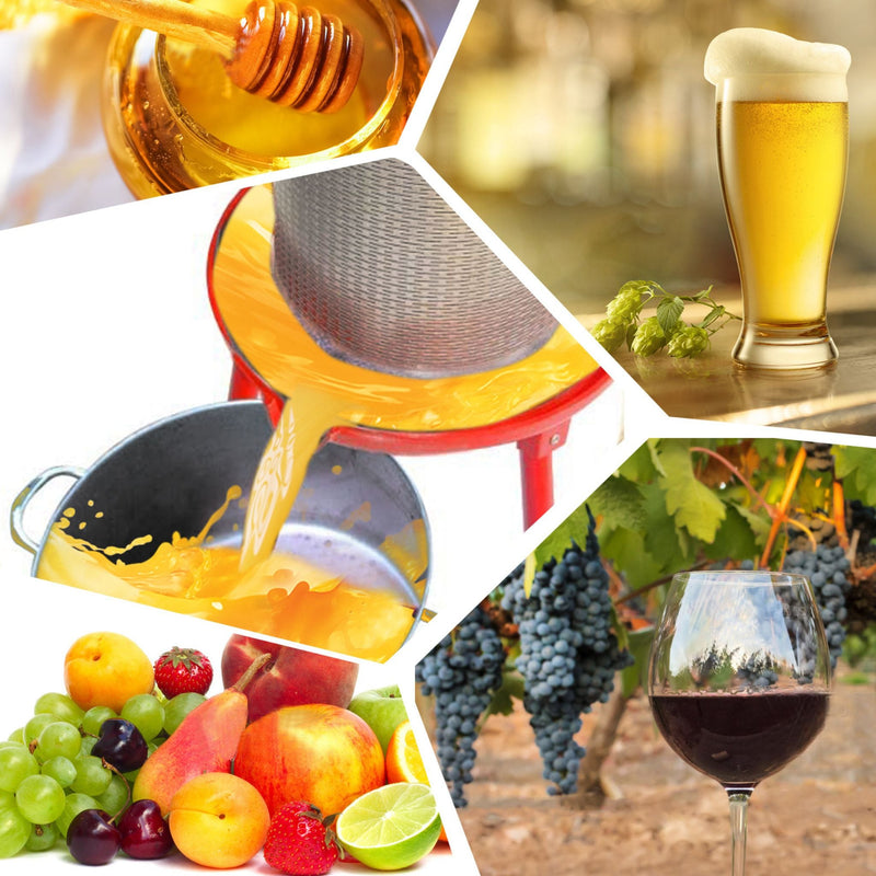 10 Gal Stainless Steel Hydraulic Fruit Wine Apple Press (SAK85622)