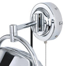 10" Modern Black Small Ceiling Fan with Pull Chain