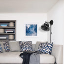 10" Modern Black Small Ceiling Fan with Pull Chain