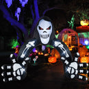 Halloween Inflatable Grim Reaper Archway with Stakes and Water Bags by LJGDeals