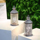 10.5" Tall Battery Powered Metal Table Lamp（Set of 2） by JHY DESIGN