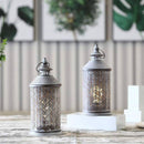 10.5" Tall Battery Powered Metal Table Lamp（Set of 2） by JHY DESIGN