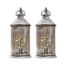 10.5" Tall Battery Powered Metal Table Lamp（Set of 2） by JHY DESIGN