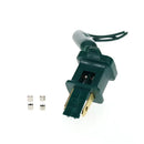 100 C6 Warm White LED Christmas Lights, 4" Spacing