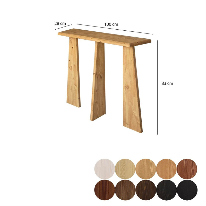 100% Solid Wood Design Console&Dresuar - (W)39.5" (L)11" (H)32"