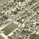 Vintage Map of Minersville, Pennsylvania 1889
