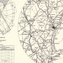 Vintage Map of the Portsmouth Municipal Airport Vicinity, 1951