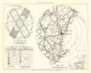 Vintage Map of the Portsmouth Municipal Airport Vicinity, 1951