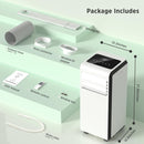 10,000 BTU Portable Air Conditioners Cool Room Up to 450 Sq.Ft, 4 Modes Portable AC with Remote/LED Display/24Hrs Timer