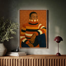 Quiet Thoughts in a Striped Sweater by Kooly