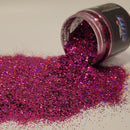 Static Pink Metal Flake