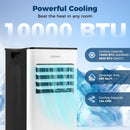 10000 BTU Portable Air Conditioner with Fan and Dehumidifier and LED Display by LJGDeals