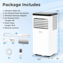 10000 BTU Portable Air Conditioner with Remote Control by DirectDeals