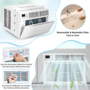 10000 BTU Window Air Conditioner-White by LJGDeals